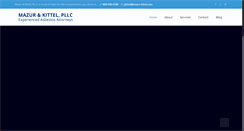 Desktop Screenshot of mazur-kittel.com